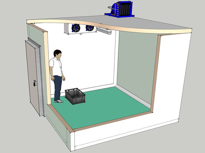 Comment placer les panneaux de chambre froide ?